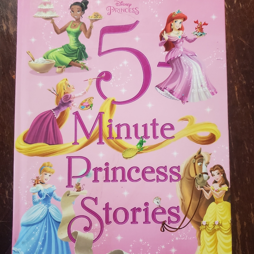 Disney Princess 5 Minute Princess Stories Book